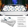 thumbnail image 5 of Bingfone Turtles And Corals Car Windshield Sun Shade Protector Keep Your Vehicle Cool Sun Shield Visor Cover Foldable for Car Truck SUV-Medium, 5 of 8