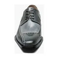 thumbnail image 6 of Stacy Adams Plaza Modified Cap Toe Oxford Shoes Leather Black Gray 25608-975, 6 of 7