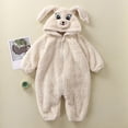 thumbnail image 2 of Coerni New Born Baby Boys Girls Cute Cartoon Warmer Romper Plush Panda Suit Winter Outfits 3 Month Winter Boy Jumpsuit, 2 of 5