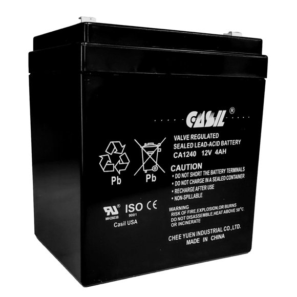 cASIL cA-1240 12V 4AH Alarm System Battery Back Up Vista 20P ADT