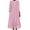 01 Pink, variant on Fewfanhot Maxi Dresses for Women Tunic Dress Fall Cotton Button Down Long Sleeves Casual Mini Shirt Dress