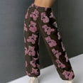 thumbnail image 6 of Womens Cute Bear Plush Pajama Pants, Soft Fluffy Fleece Warm Pjs Trousers Sleepwear Winter Comfy Fuzzy Lounge Pants, 6 of 9