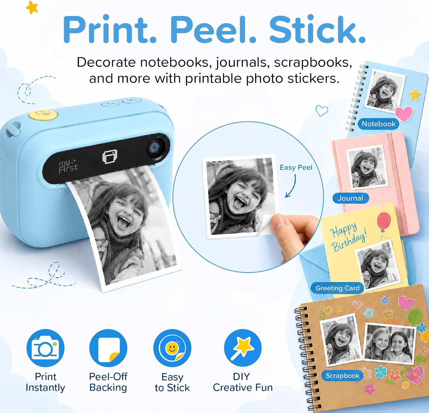 myFirst Insta 20 Dual Screen Instant Camera Blue photo 8