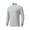 1 Gray, variant on Mens Gym T Shirt Long Sleeve Quarter Zip T-Shirts Quick Dry Sportswear with Thumb Holes Muscle Fit Designer Sports Tshirts Plain Mock Neck Athletic Tops Running Gear