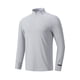 thumbnail image 2 of Blusa y camisa de manga larga con cuello alto para hombre, color liso, informal, deportiva, con cremallera, de poliéster., 2 of 6
