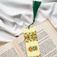 thumbnail image 6 of Kdxio Sunflowers On A Yellow Background Print Metal Tassel Bookmarks,Perfect Gift for Art Lovers and Bookworms Metal Bookmarks for Women, 6 of 8