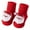 Red, variant on Baby Christmas Booties Newborn Girl Boy Cozy Sock Shoes Infant Toddler Warm Knit Booties Red for Size 0-3 Months