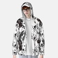 thumbnail image 3 of Pofeuu Labrador Retriever Dog Print Sun Protection Outdoor Lightweight Full Zip UV Cooling Hoodie Long Sleeve Summer Clothing for Outdoor Hiking-Small, 3 of 5