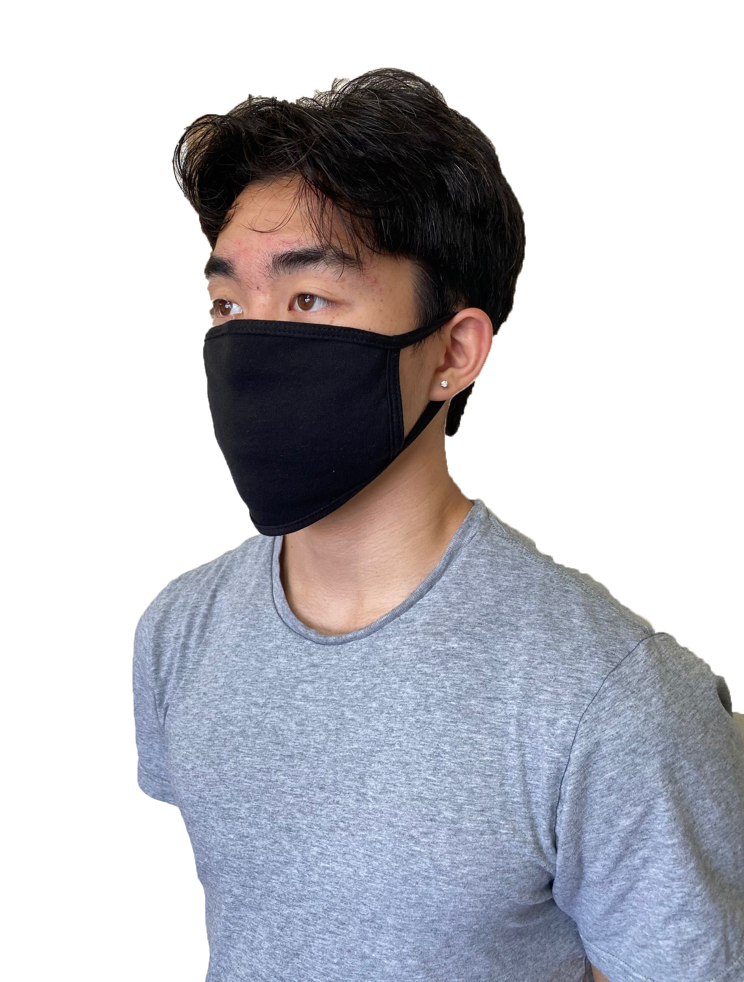 Calison 12 pcs/pack Organic Cotton Made In USA Unisex Face Masks