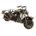thumbnail image 2 of Dreinghoom Vintage Motorcycle Model,Retro Metal Motorbike Model Handicraft Collectible Vintage Iron Art Sculpture Ornament For Motorcycle Lover Office Desk Decor,Iron Art Motorbike Model, 2 of 8