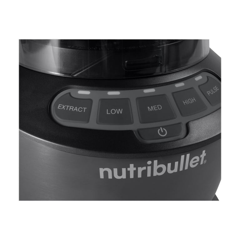 Nutribullet 1200 Watt Blender Combo with Single Serve Cups - Dark Grey