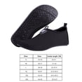 thumbnail image 3 of Zapatos Acuaticos Aquashoes Zapatos Unisex Beach Water Antideslizantes Zapatillas de vadeo para vadear en la playa (S) Negro Likrtyny Tenis De Mujer Tenis De Hombre, 3 of 6