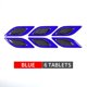 thumbnail image 1 of Pegatinas decorativas para coche BRILLAR Advertencia de seguridad reflectante azul 1 unidad, 1 of 5