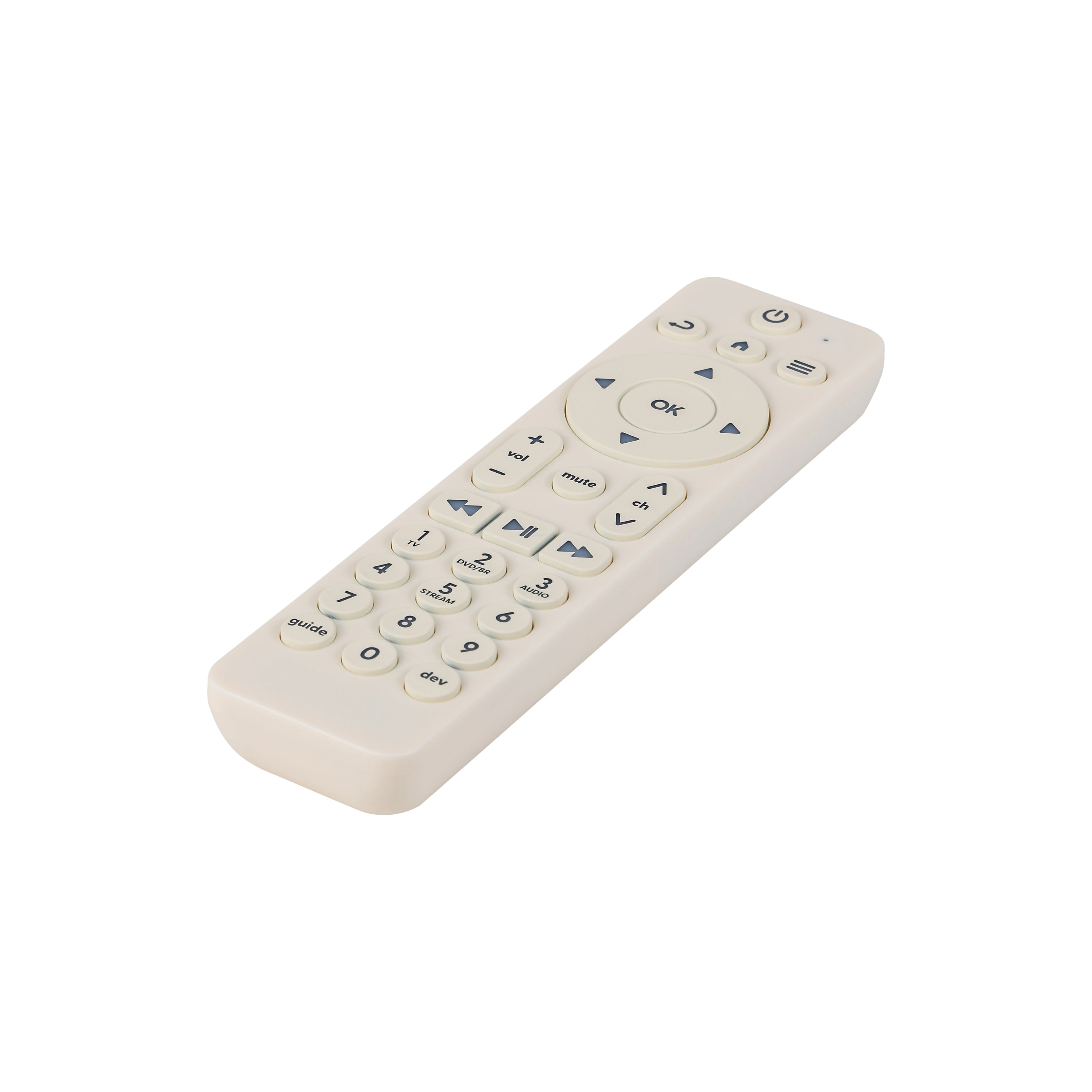 Incipio Universal TV Remote Control with Bright Colors – Easy-to-Find, User-Friendly Design, Compatible with Most TV Brands & Streaming Devices
