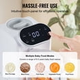 thumbnail image 4 of 5-in-1 Baby Food Maker, 430W Steamer & Blender, 750ml Tritan Bowl, Stainless Steel Grinder for Puree, Fruit, Veggie, Meat – Easy Baby Food Processor, 4 of 6