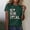 Green, variant on T Shirts for Women Graphic Tees Hit Run Steal Women's Letter Baseball Print Round Neck Short Sleeve T Shirt Top Tshirts Shirts Womens Tops Yellow 3XL