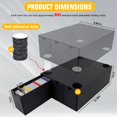 thumbnail image 2 of Caja de almacenamiento de tarjetas QLOUNI Trading con capacidad para más de 12 a 600 unidades, 2 of 8