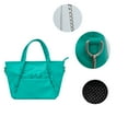 thumbnail image 6 of Olivia & Kate Women's Vegan Leather Mint Everyday Satchel withTop Handles & Chain Strap, 6 of 6