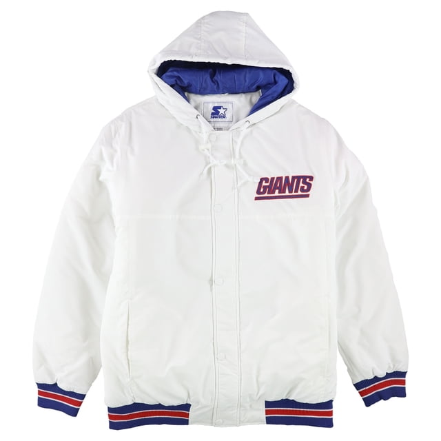 Chaqueta STARTER New York Giants para hombre blanca grande