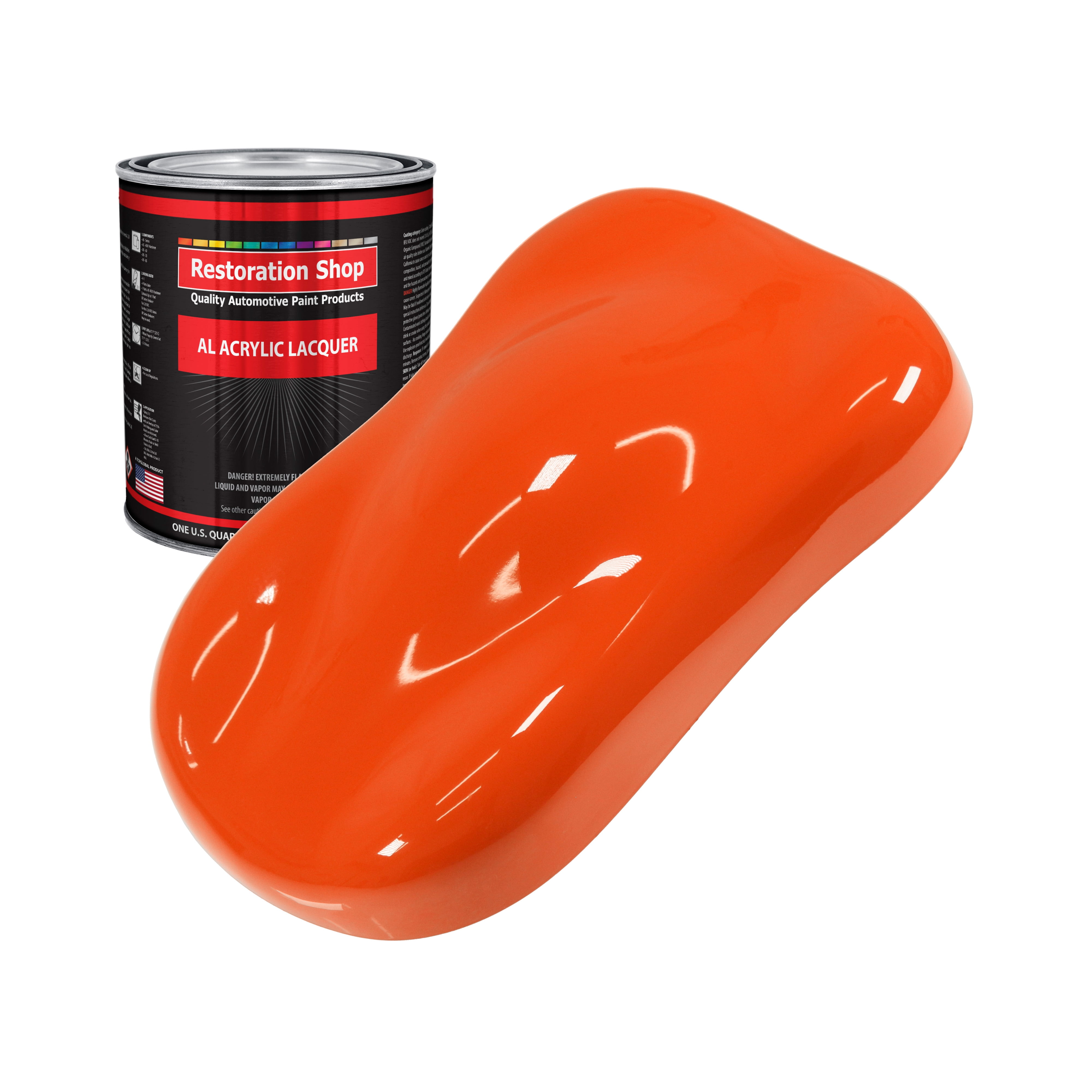 Restoration Shop Hugger Orange Acrylic Lacquer Auto Paint Quart