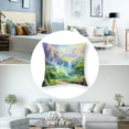 thumbnail image 5 of nygtbtfer Magic Path Mountain Plant deep Forest Tree Pillow Covers Pillowcases Home Decor Bed Couch Sofa Office Living Room Cushion White, 5 of 7