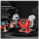 thumbnail image 2 of Esmeril De Banco Bloosom  5 120 W 906 Color Rojo Frecuencia 60 Hz Rojo, 2 of 5