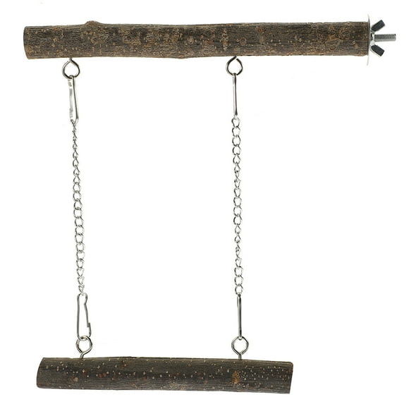 Miangastore Supports pour Perroquet en Bois 1 Ensemble 7.9x0.8x0.8 Po