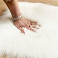 thumbnail image 3 of Xinyolin Creative Heart Shape Plush Rug Anti-Slip Carpet Door Mat Home Bedside Decor, 3 of 8
