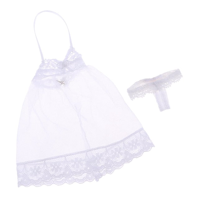 1: 6 de encaje con estampado de niñas Ropa ierior de encaje para muñeca '' Hugo Falda de encaje femenina