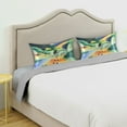 thumbnail image 3 of Yayeee Pillowcase Standard Size Set of 2 Satin Wrinkle Resistant Pillow Case, Art Field, 3 of 7