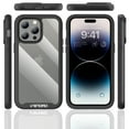 thumbnail image 5 of Elegant Choise for iPhone 14 Pro Case with Built-in Back Protector Shockproof Phone Cover, Black, 5 of 14