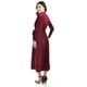thumbnail image 3 of Vestido Midi de Terciopelo Roman Fashion Juvenil 3826 Vino, 3 of 5