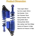 thumbnail image 3 of OTTULUR 12.5" 320mm Shock Absorbers Rear Suspension Universal Replacement for Honda Yamaha Suzuki Kawasaki Dirt bike Gokart ATV Motorcycle Quad Blue, 3 of 4