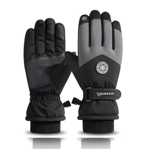 Men Ski Gloves Waterproof Warm Gloves Snow Gloves Outdoor Gloves for Winter Motorcycle Insulated Gloves