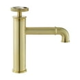 thumbnail image 5 of Avallon Single Hole, Single-Handle Wheel, Bathroom Faucet in Brushed Gold, 5 of 11