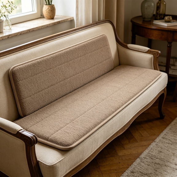 Linen Bench Cushion Indoor Outdoor,Thick Plush Benches Cushion,Non-Slip Garden Patio Swing Long Chair Seat Pad for Kitchen,Living Room,Hallway(30x100cm/11.8x39.4in)