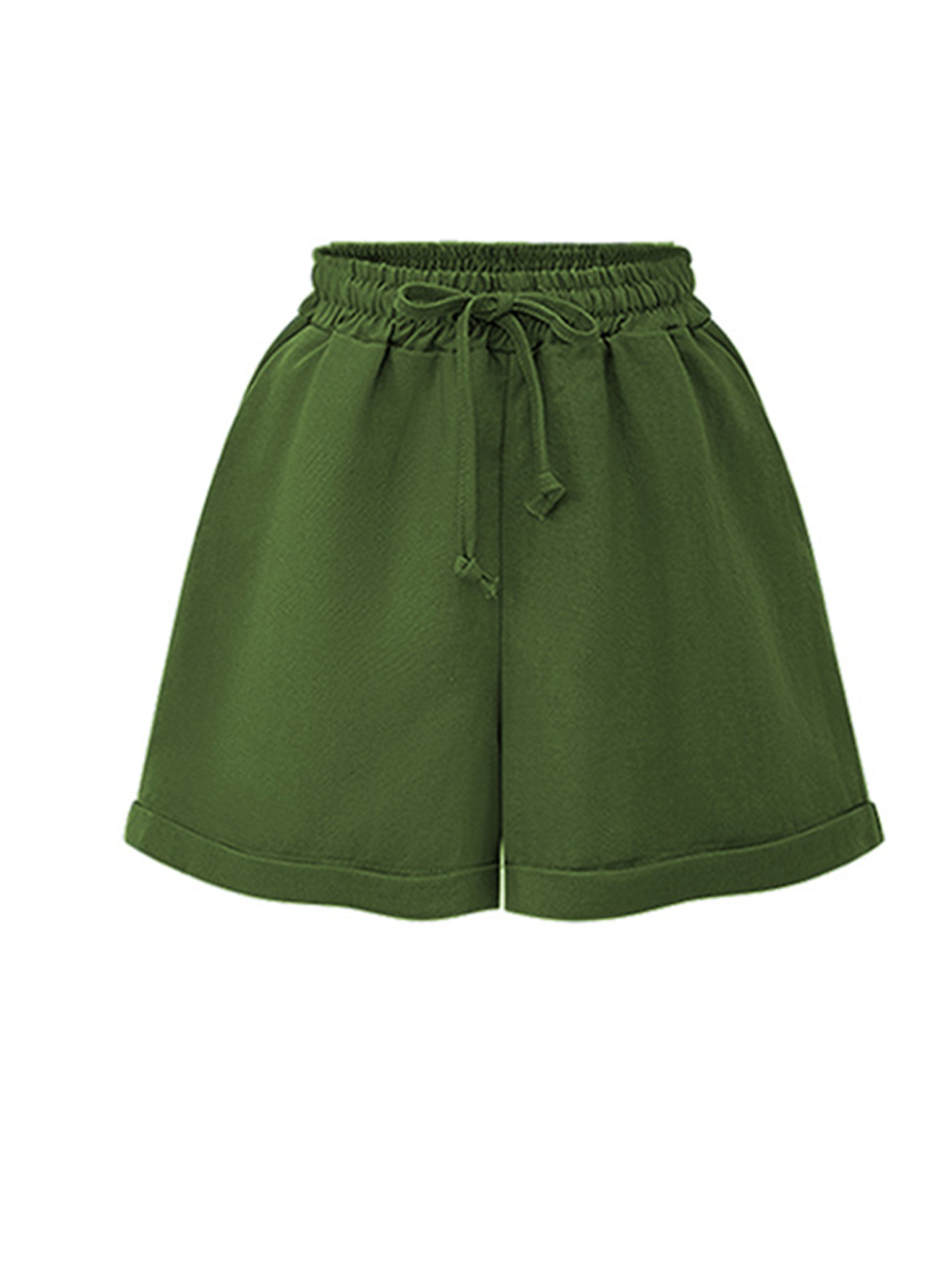 Glonme Women Drawstring Hawaii Short Hot Pants With Pockets Travel