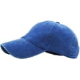 thumbnail image 3 of Pigment Washed Cotton Dad Hat Baseball Cap Adjustable Polo Style, 3 of 7