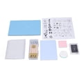 thumbnail image 2 of Kit para tallar sellos, bloques para tallar sellos de goma, herramientas para tallar goma, kit para hacer sellos de goma, uso práctico, 2 of 14