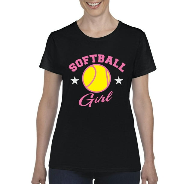 IWPF Womens Softball Girl Short Sleeve TShirt