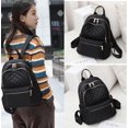 thumbnail image 2 of Mochila pequeña y ligera - Cartera, mini mochila antirrobo impermeable para mujer, Mochila Kawaii pequeña negra con colgante de accesorios bonitos para mujer (negra), 2 of 5