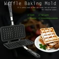 thumbnail image 3 of WALFRONT Dual Head Household Kitchen Gas Non-Stick Waffle Maker Pan Mould Mold Press Plate Baking Tool, Waffle Baking Pan, Waffle Baking Tool, 3 of 7