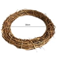 thumbnail image 1 of AIHOME Natural Rattan Wreath Xmas Festival Wedding Shop Showcase Door Wreath DIY Rattan Wreath Ornament Decoration, 1 of 2
