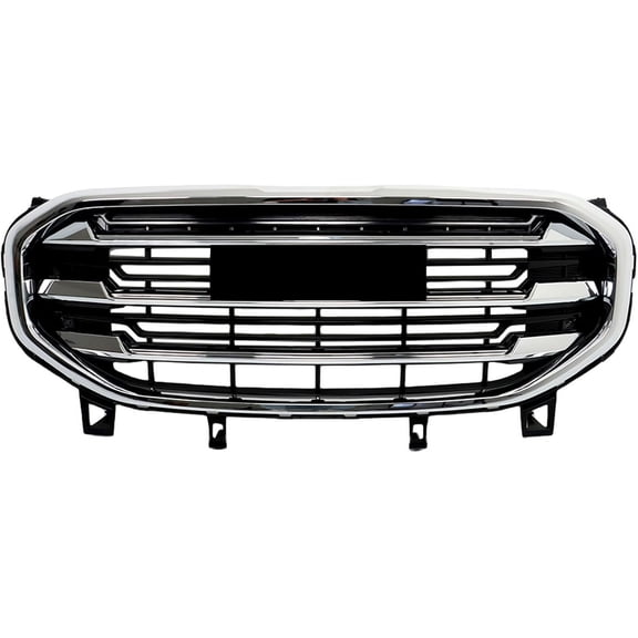 Waltyotur Front Bumper Grille Assembly Chrome Replacement for 2018-2021 Terrain 84165554