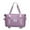 Purple, variant on Portable Large Capacity Folding Luggage With Wheels,Expansion Travel Duffel Bag With Dry And Wet Separation Portable Travel Waterproof Oxford Fabric Bag For Gym,vacation, Green