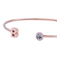 thumbnail image 3 of Pulsera Mujer Inicial Letra LuckyLy, Acero Inoxidable y Zirconia Cúbica, Modelo Sonia rosa UNITALLA, 3 of 8