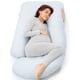thumbnail image 1 of Almohada de embarazo Momcozy en forma de U para todo el cuerpo, azul claro, 1 of 7