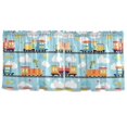 thumbnail image 7 of Yayeee Kitchen Curtains Tier Set of 2 Light Filtering 57"x36" Over Sink Window Panels, Cartoon Train Pattern, 7 of 7
