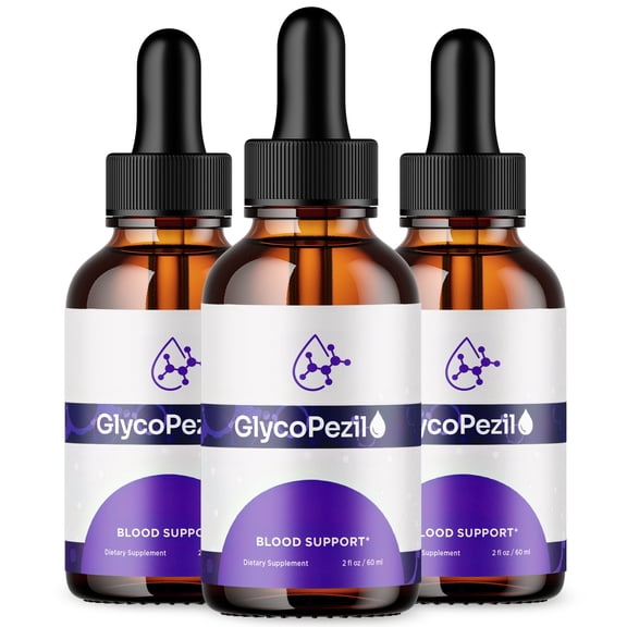 Glycopezil Advanced Formula Drops Natural Support Supplement Glyco Pezil 90 Servings