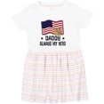 thumbnail image 3 of Inktastic Military Daddy Always My Hero Girls Toddler Dress, 3 of 5